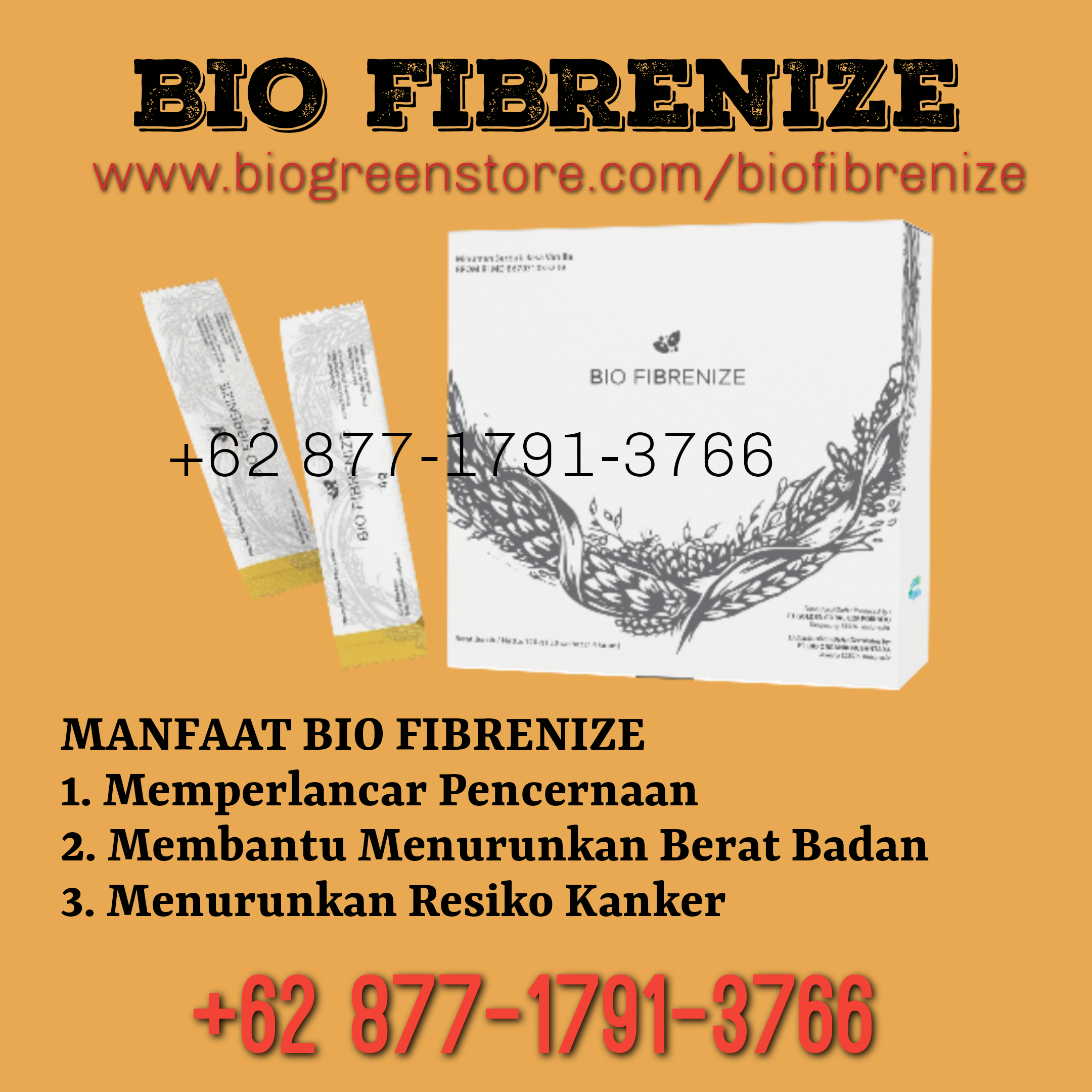 Minuman Fiber Serat Tinggi Terbaik Bio Fibrenize Biogreen